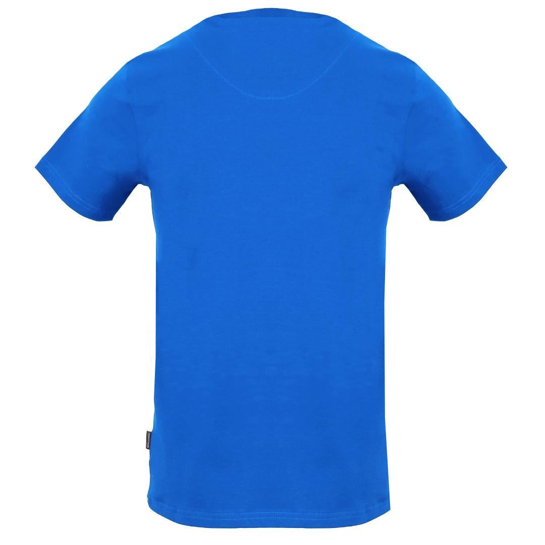 Aquascutum Signature Logo Blue T Shirt