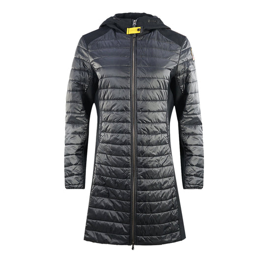 Parajumpers Yasmine Black Hooded Padded Jacket