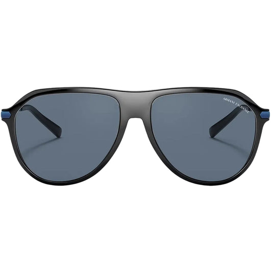 Armani Exchange Blue Lens Black Sunglasses 0AX4106S 815880 - Style Centre Wholesale