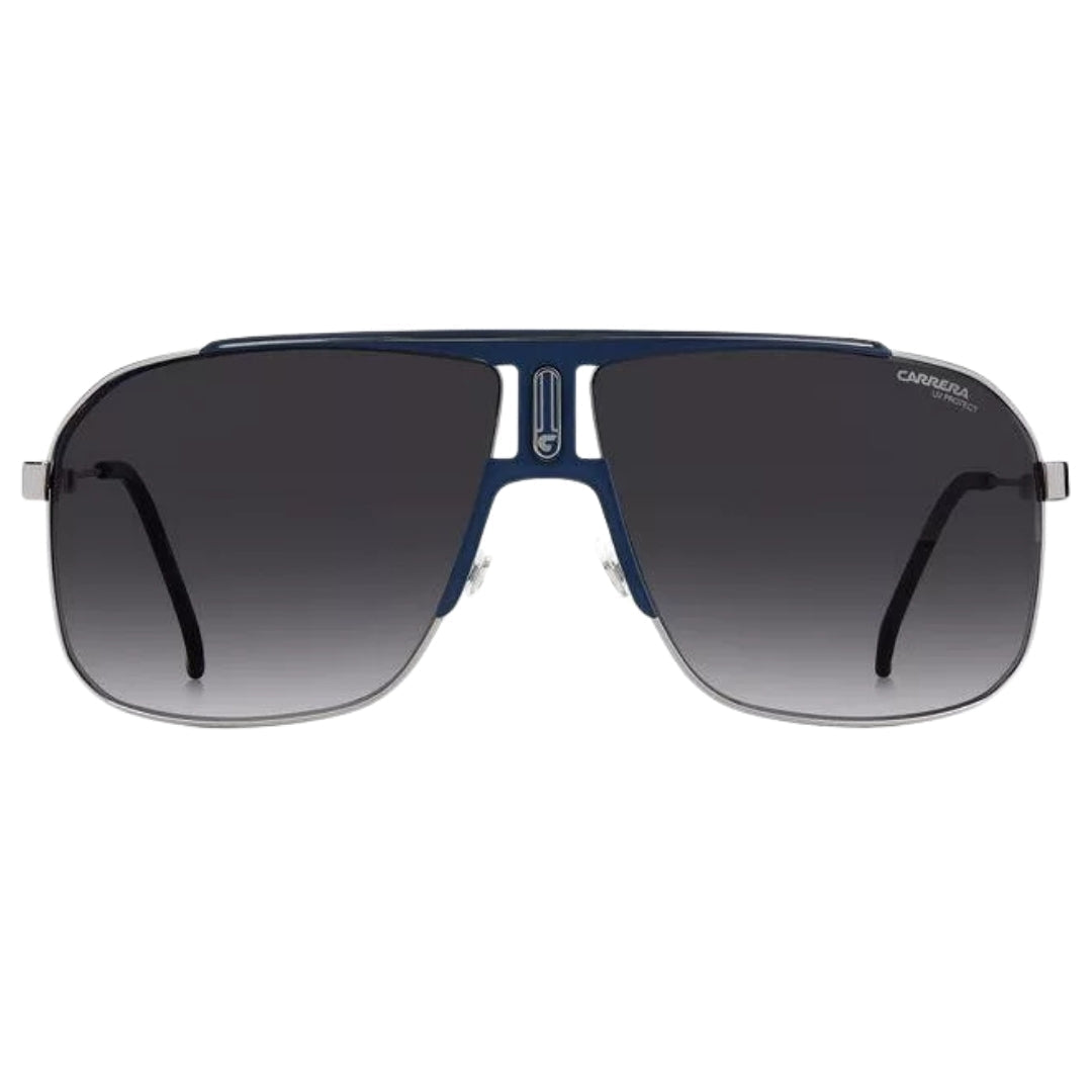 Carrera Dark Grey Lens Silver Blue Sunglasses One Size
