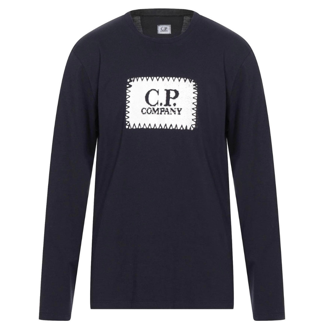 C.P. Company Mens 12CMTS043A 005100W 888 T-Shirt Navy Blue