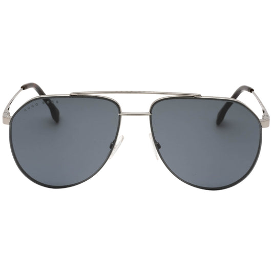Hugo Boss Grey Lens Ruthenium Dark Silver Sunglasses 1326 031Z IR