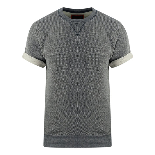 Dead Legacy Knitted Navy Blue TShirt 1708A Navy