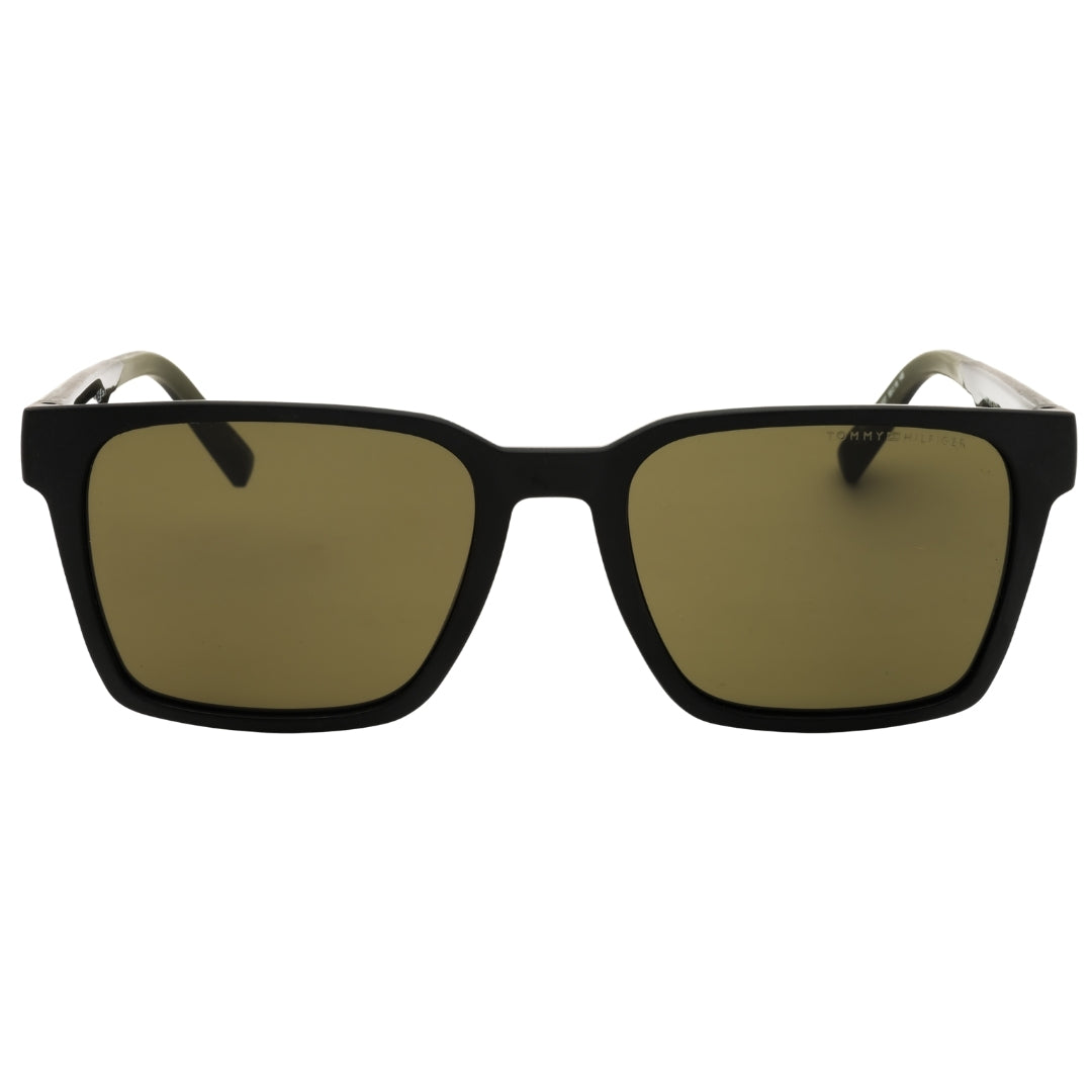 Tommy Hilfiger TH 2143/S 07ZJ QT BLACK GREEN/GREEN Sunglasses  55X19X145 One Size