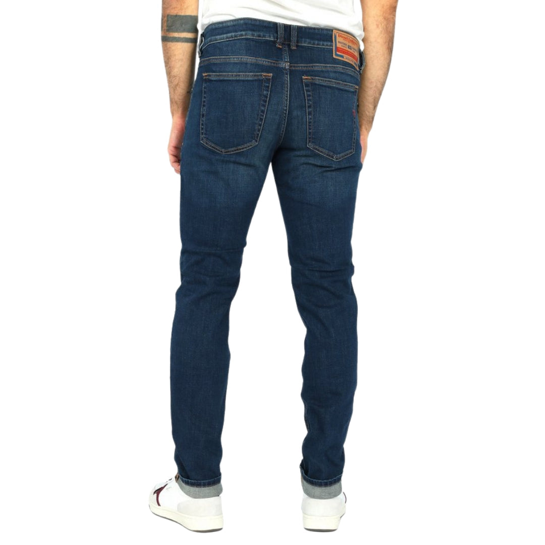 Diesel 1979 Sleenker Dark Blue Denim Pants 1979 SLEENKER 09J73 - Style Centre Wholesale