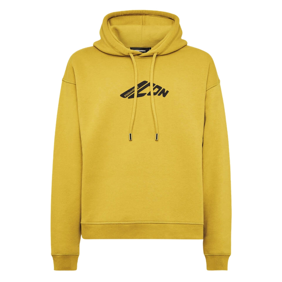 Dsquared2 S79Gu0137 D25007 175 Icon New Generation Relax Fit Sweatshirt Sunflower