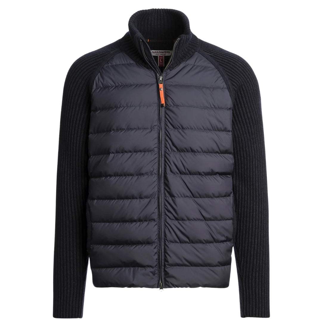 Parajumpers Olmo Pencil Black Ribbed Sleeves Jacket