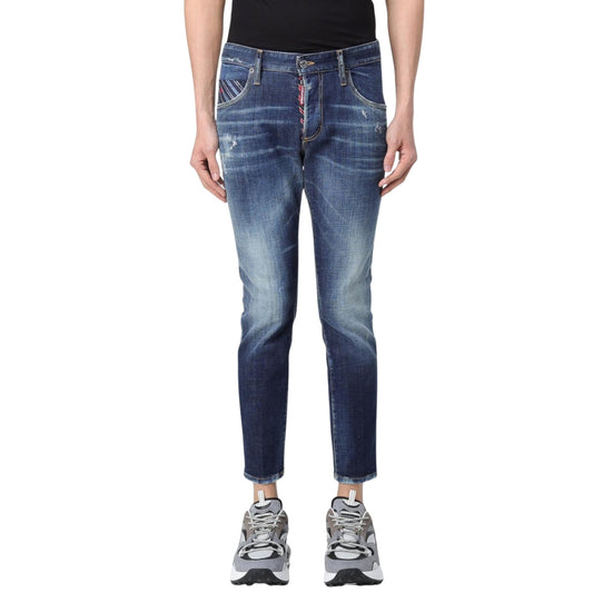 Dsquared2 S71Lb1402 S30664 470 Dark Blue Denim Pants Mens