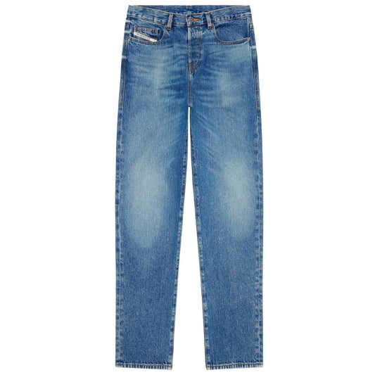 Diesel 2020 D-VIKER PANTALONI 0GYCT Blue 5 pockets Mens W31 / 32L