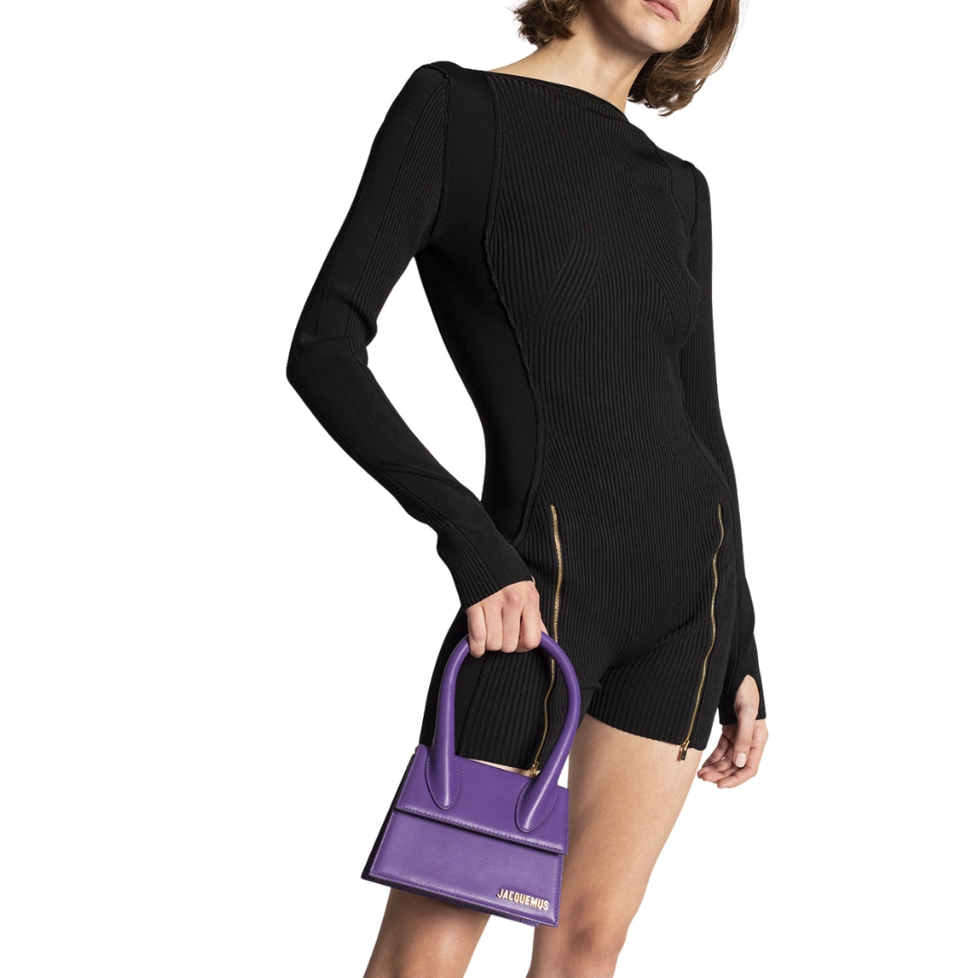 Jacquemus Le Chiquito Moyen Purple 213BA002-3010-650 PURPLE BAGS Womens One Size