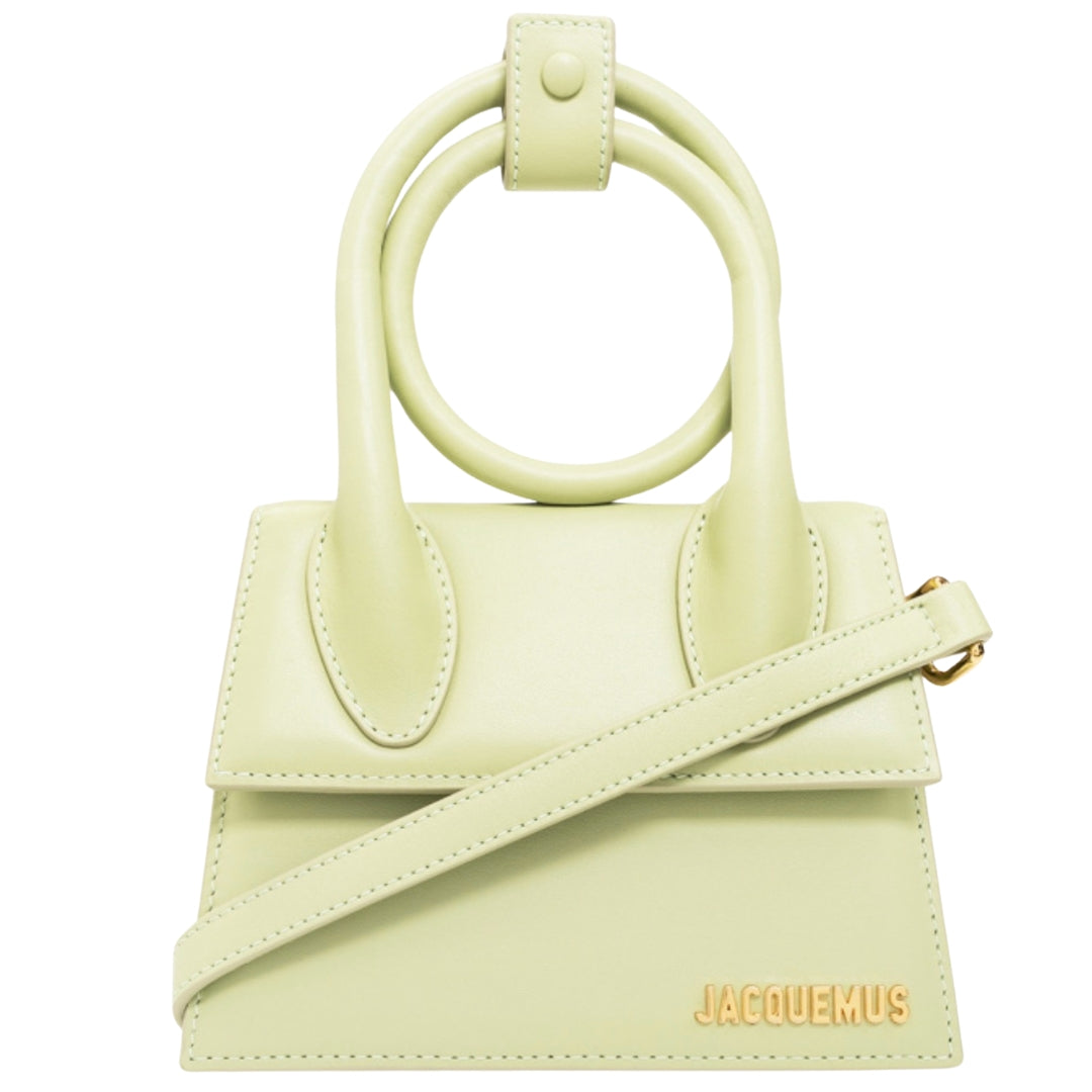 Jacquemus Le Chiquito Noeud Light Green 213BA005-3060-510 GREEN BAGS Womens One Size