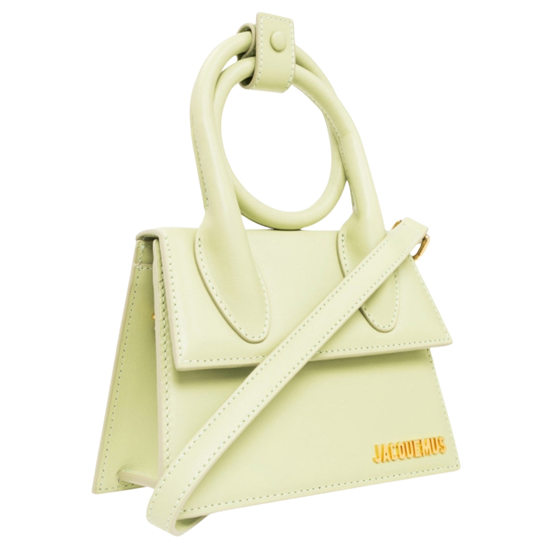 Jacquemus Le Chiquito Noeud Light Green 213BA005-3060-510 GREEN BAGS Womens One Size