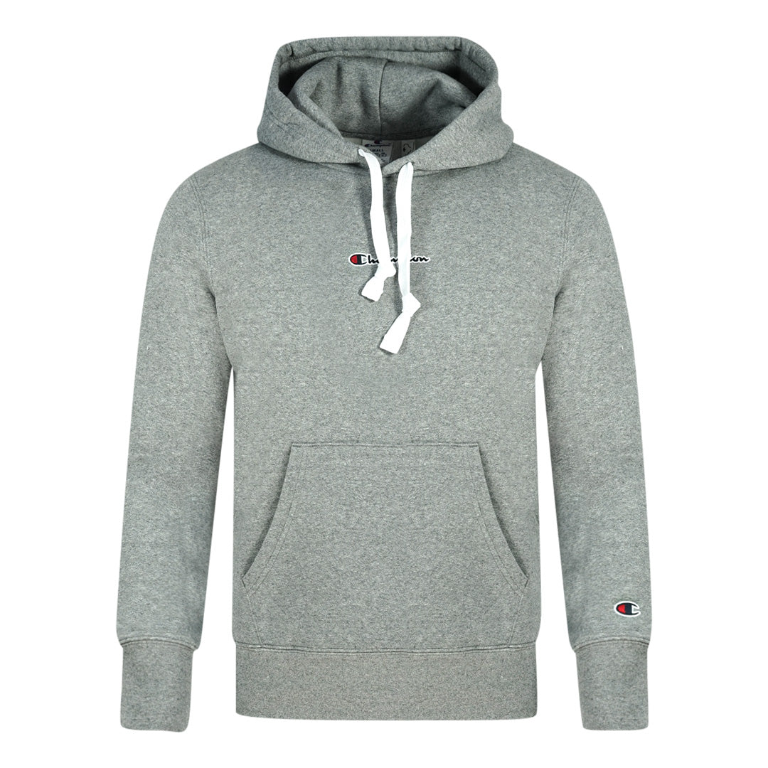 Champion Digital   Print Logo Grey Hoodie 216961 EM525