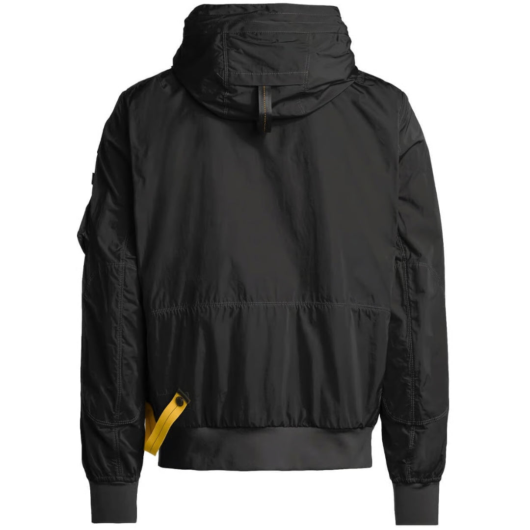 Parajumpers Gobi Spring Off Black Hooded Bomber Jacket