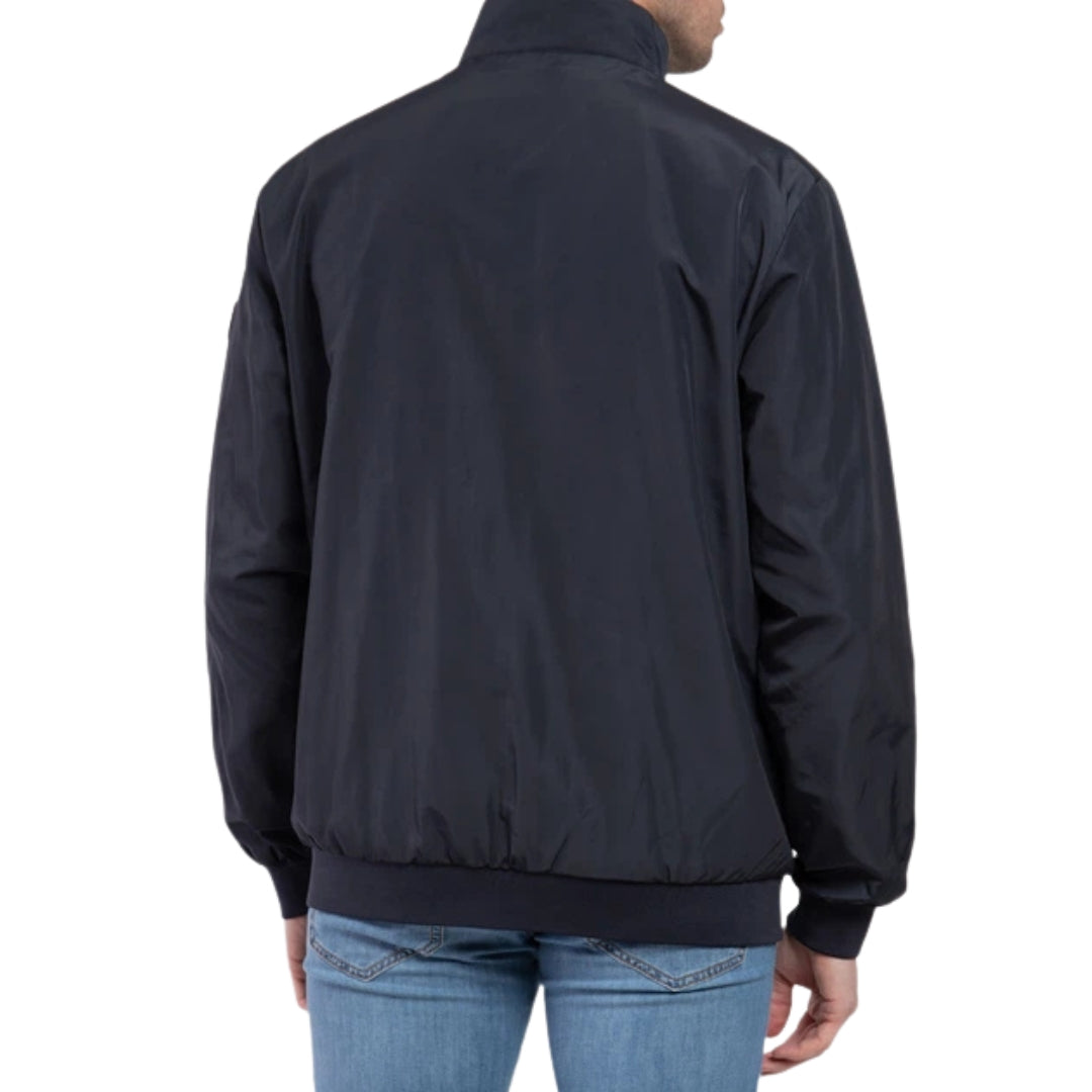 Ea7 3Rpb24 Pnt3Z 1578 Midnight Blue Bomber Jacket Mens - Style Centre Wholesale