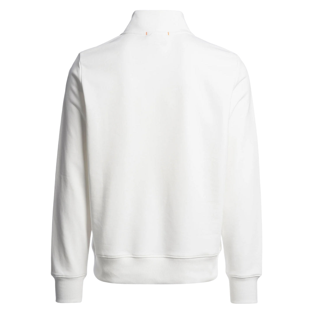 Parajumpers Broad Peak White Half Zip Sweatshirt