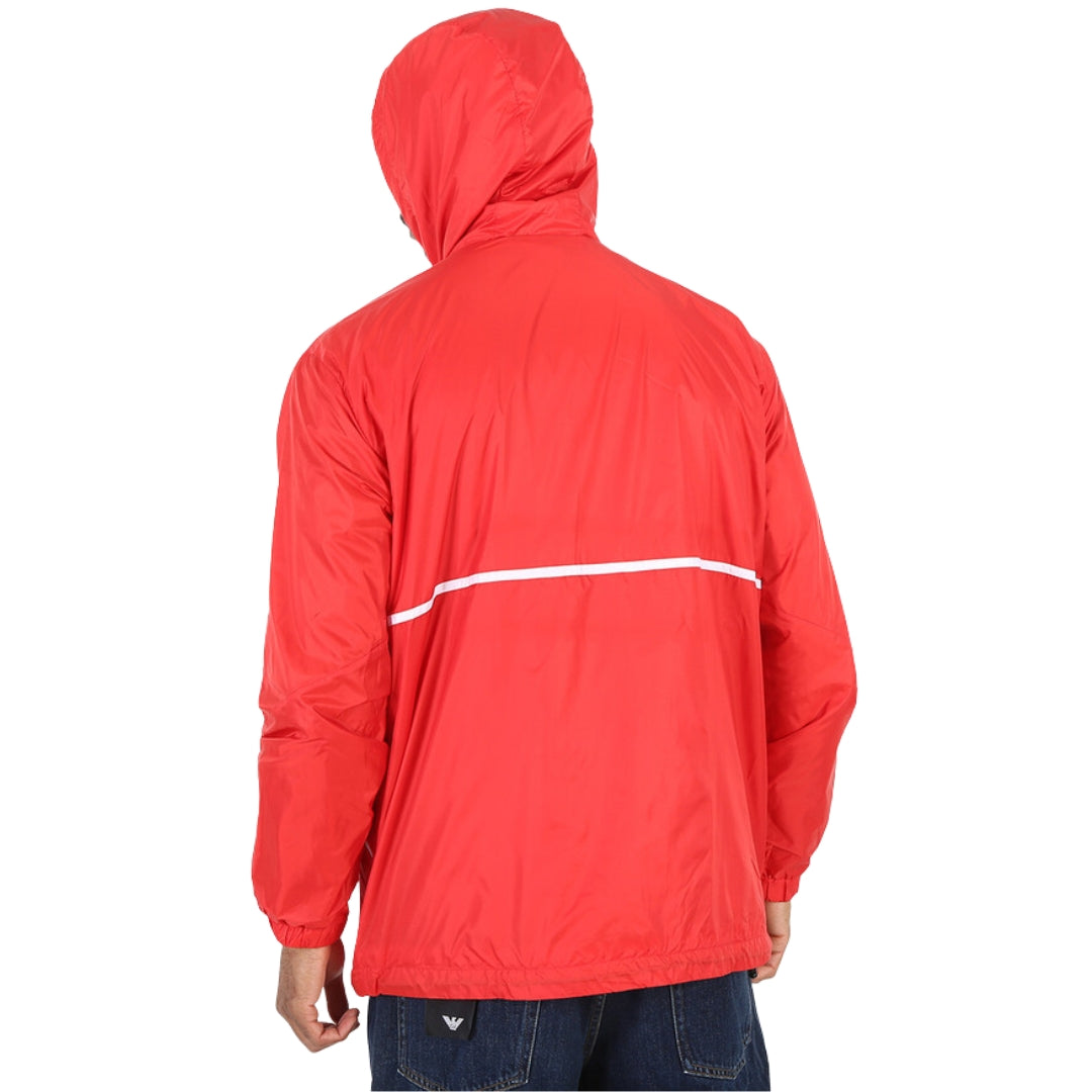 Ea7 3Rpb01 Pn5Zz 1451 Red White Bomber Jacket Men