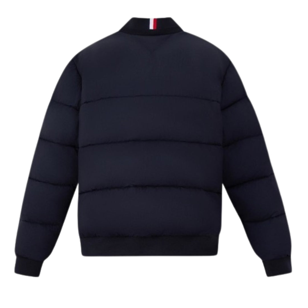 Tommy Hilfiger Navy Blue High Loft Bomber Jacket