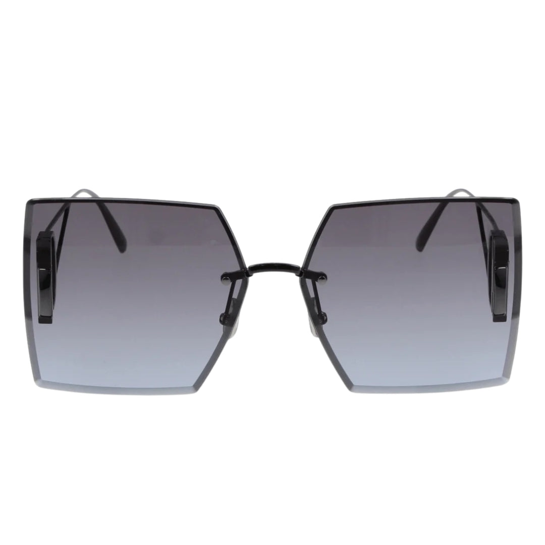 Dior 30Montaigne S7U Cd40101U H4A2 08W Shiny Gunmetal Frame Blue Lens Sunglasses Womens - Style Centre Wholesale