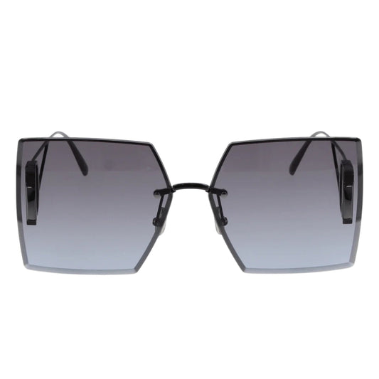 Dior 30Montaigne S7U Cd40101U H4A2 08W Shiny Gunmetal Frame Blue Lens Sunglasses Womens - Style Centre Wholesale