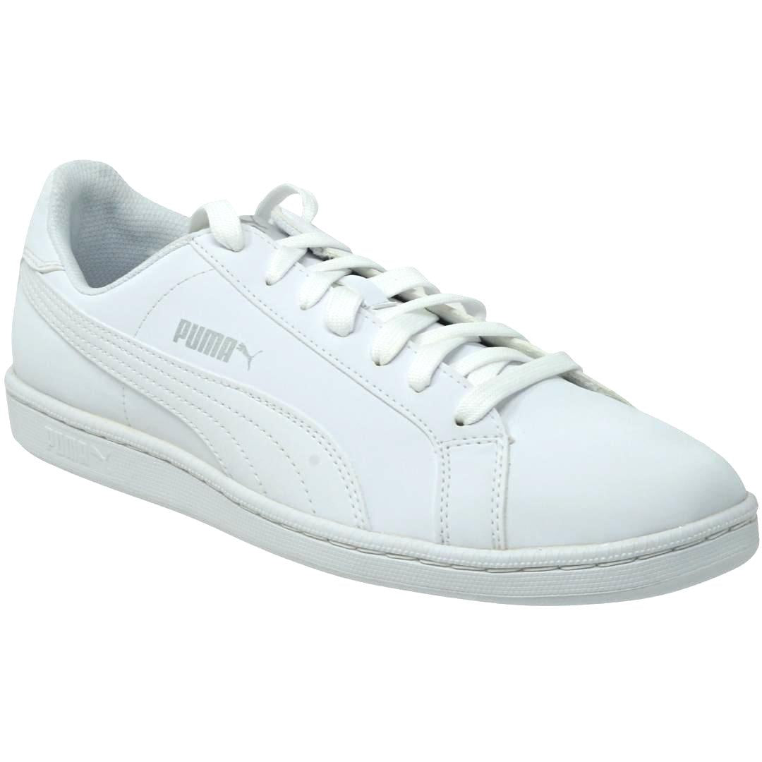 Puma Smash Buck White Trainers - Nova Clothing