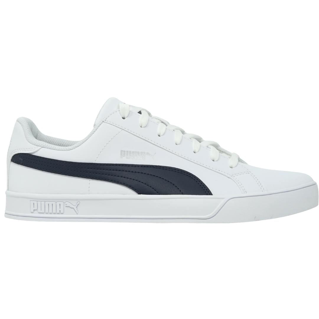 Puma Smash Vulc White Trainers - Nova Clothing