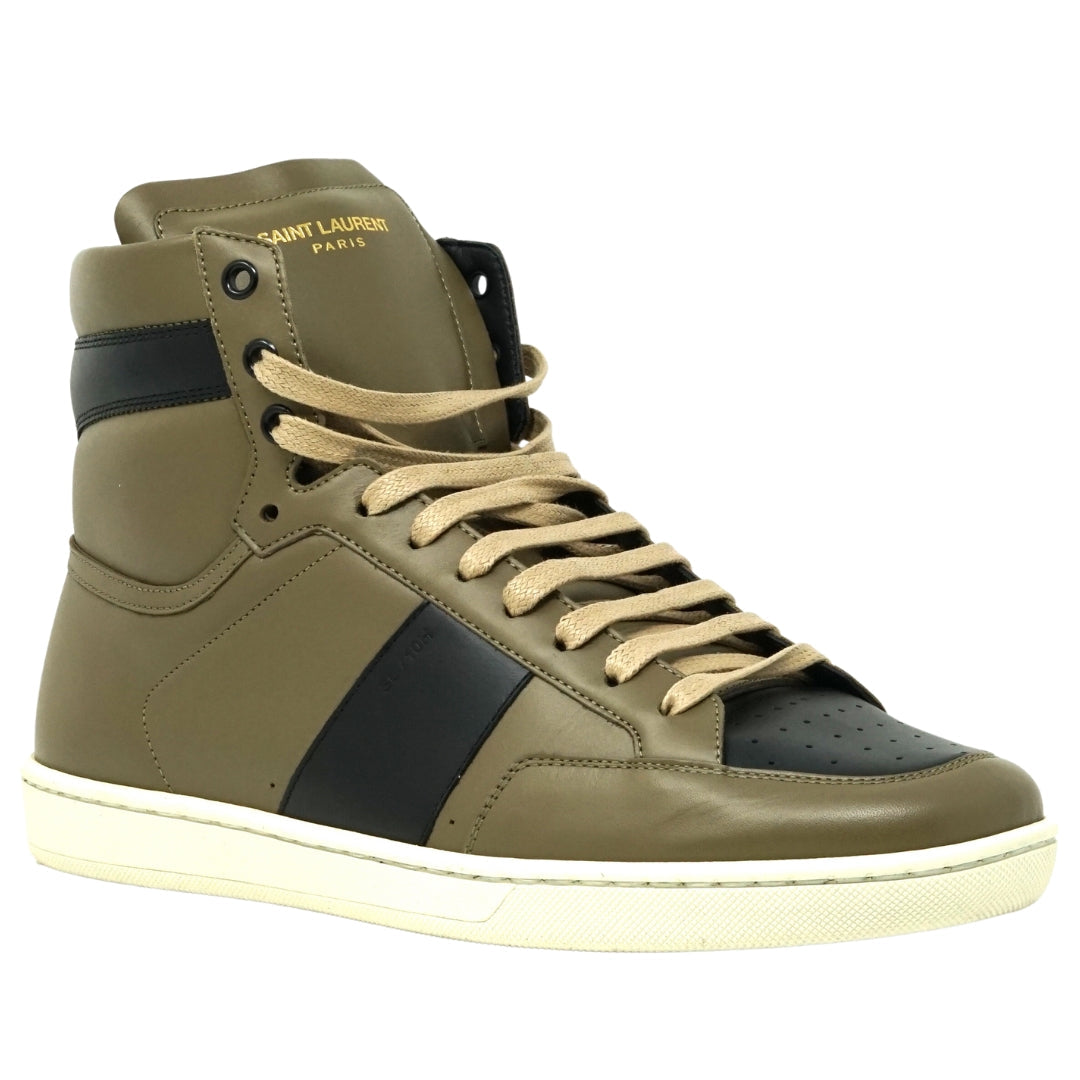 Saint Laurent Mens 418026 Cn440 2966 Trainers Green