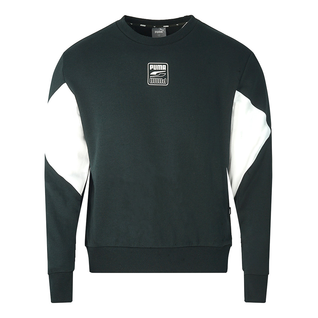 Puma Rebel Crew Black Sweatshirt - Nova Clothing