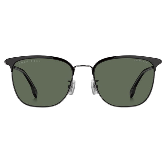 Hugo Boss Green PZ Lensed Black Dark Ruthenium Frame Sunglasses BOSS 1285 FK 0ANS UC