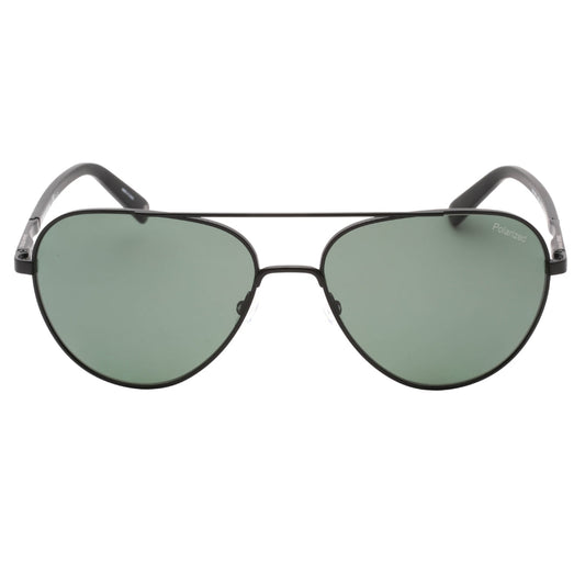 Banana Republic BR 1003/S 0003 UC MATTE BLACK / GREEN PZ Sunglasses One Size