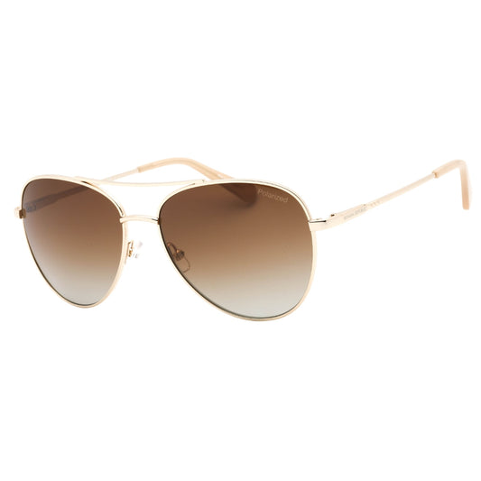 Banana Republic Brown SF PZ Lens Light Gold Sunglasses One Size
