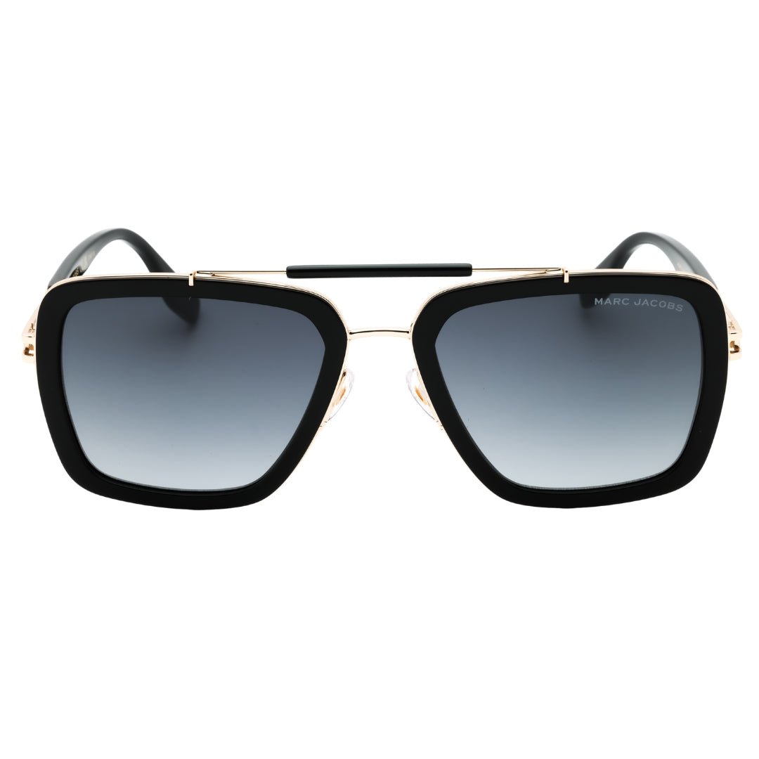Marc Jacobs MARC 674/S 0807 9O Black/Gold/Grey Gradient Sunglasses Male One Size