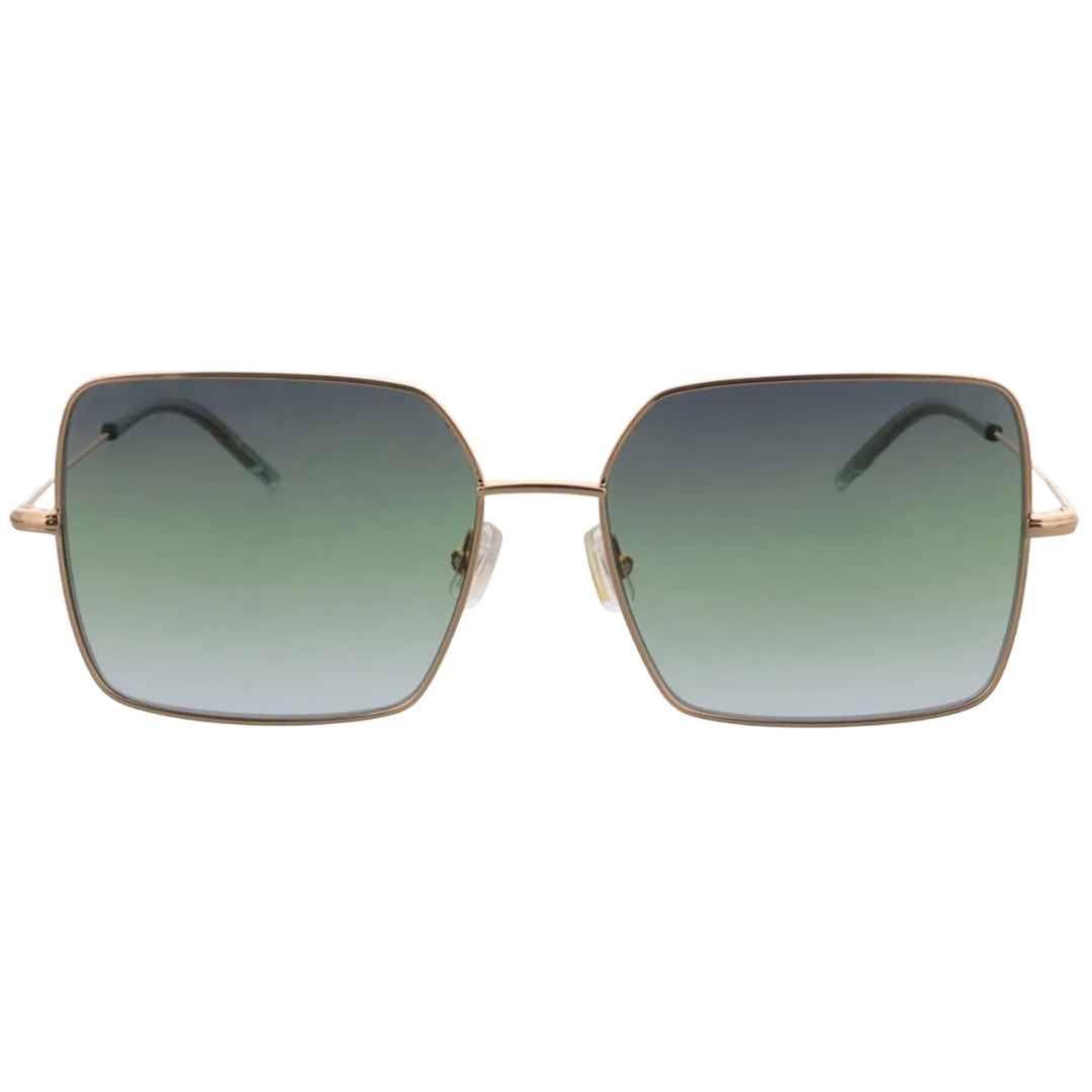 Hugo Boss Rose Gold Metal Frame Grey Green Lensed Sunglasses BOSS 1531 0000 IB