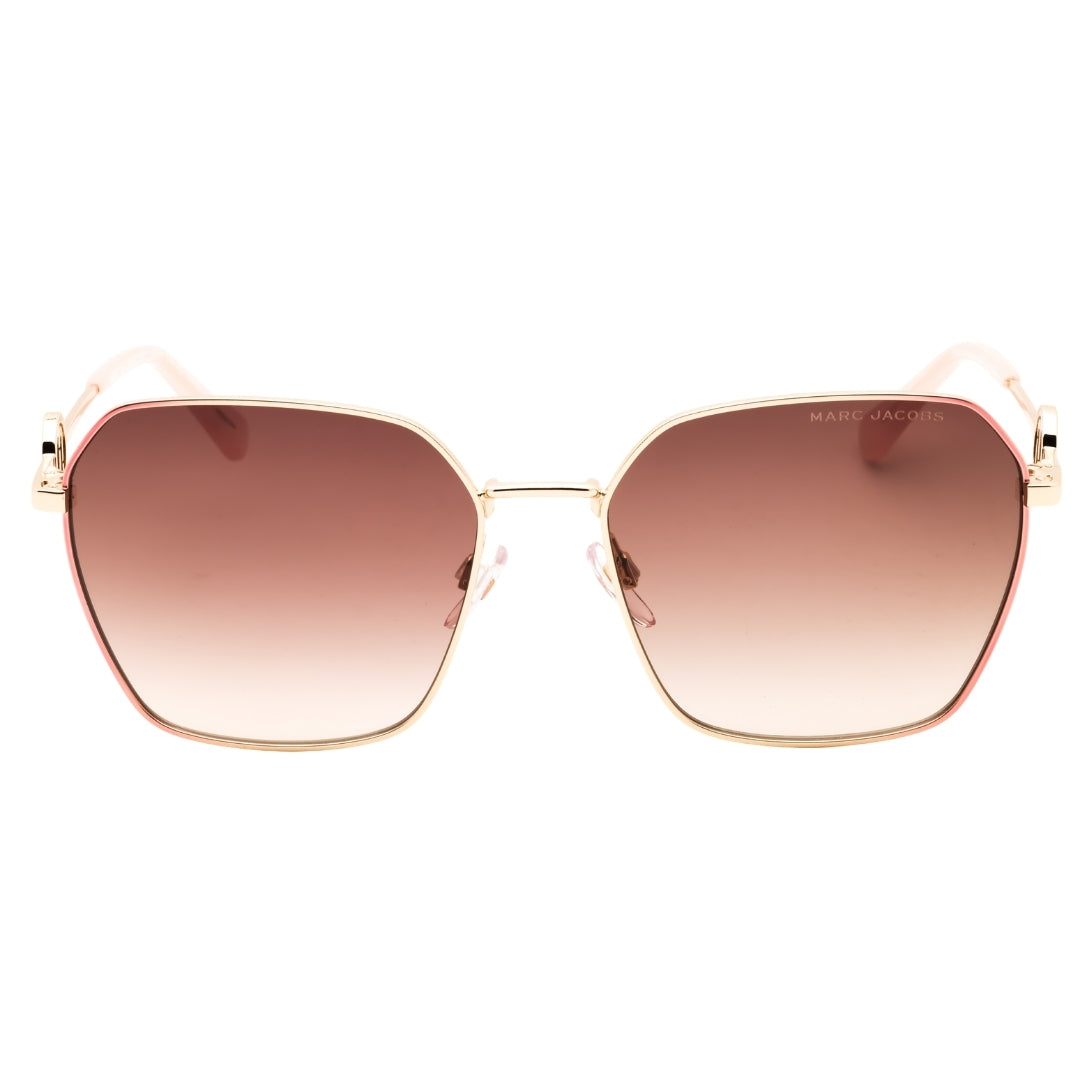 Marc Jacobs MARC 729/S 0EYR HA Gradient Gold Pink/Brown Gradient Sunglasses Female 58X17X140 One Size