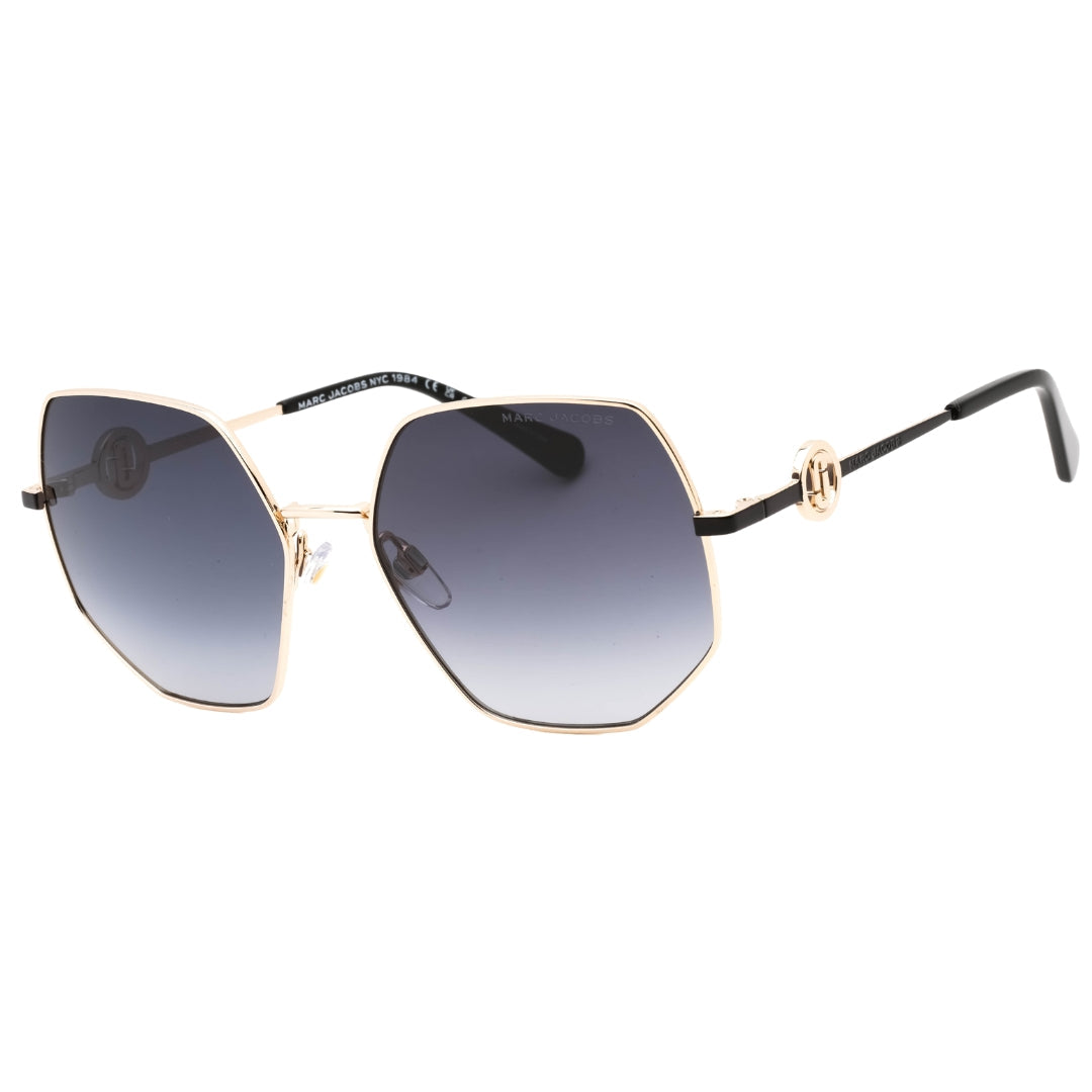 Marc Jacob Womens Grey Lens Gold Sunglasses One Size