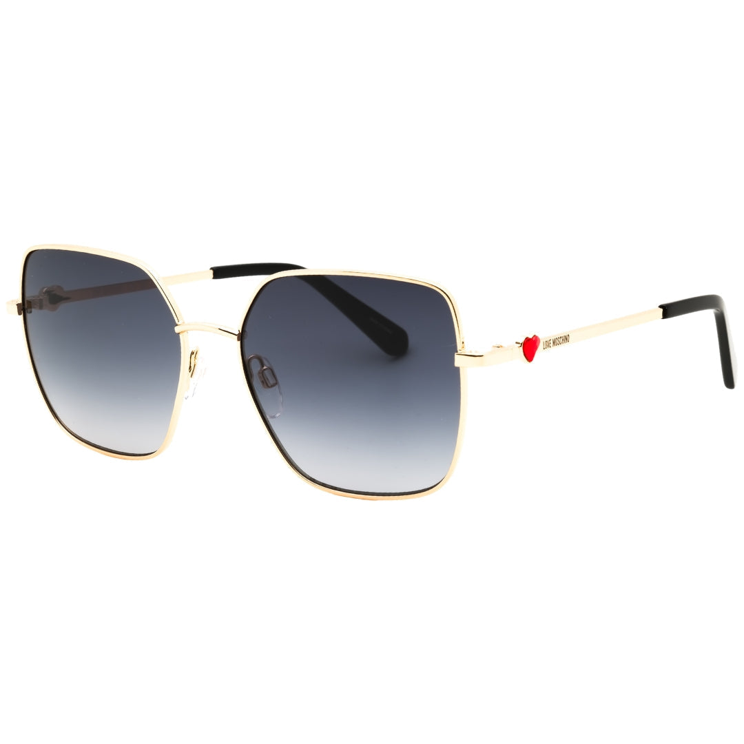 Moschino Love Mol075/S 0000 9O Rose Gold/Dark Grey Sf Sunglasses 56X17X140 One Size