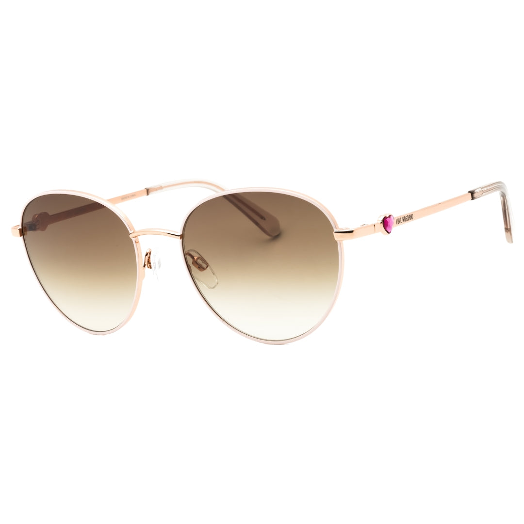 Moschino Love Mol074/S 0Py3 Ha Copgdnude/Brown Sf Sunglasses Female One Size