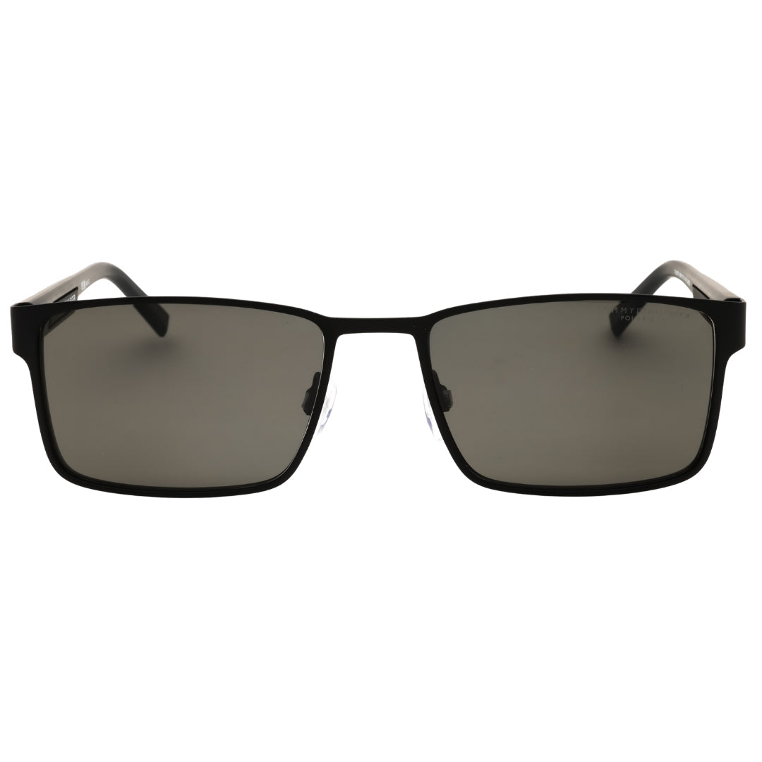 Tommy Hilfiger TH 2087/S 0003 M9 MATTE BLACK/GREY PZ Sunglasses  57X19X145 One Size