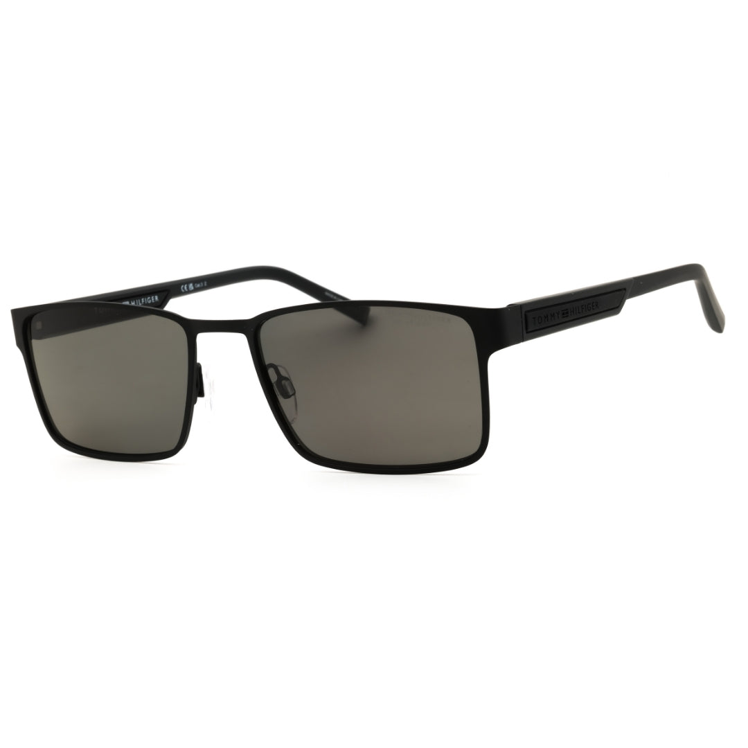 Tommy Hilfiger TH 2087/S 0003 M9 MATTE BLACK/GREY PZ Sunglasses  57X19X145 One Size