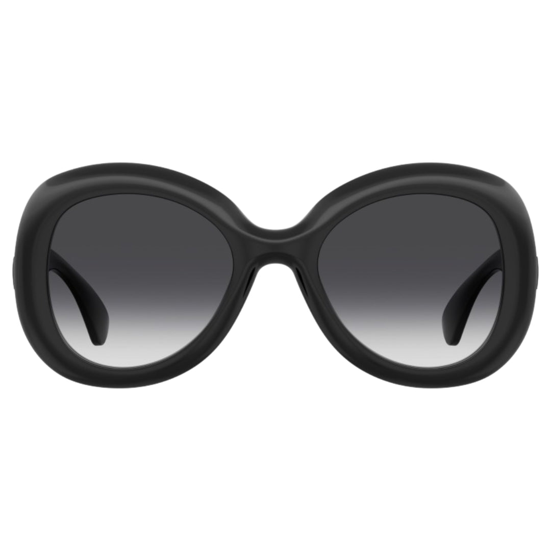 Moschino Bold Rounded Frame Black Sunglasses MOS162 0807 9O