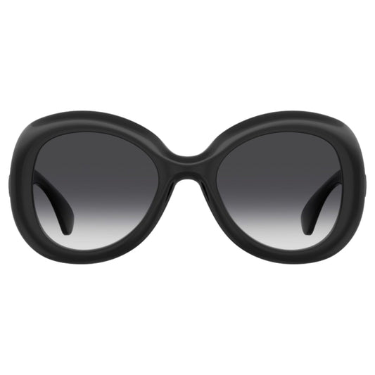 Moschino Bold Rounded Frame Black Sunglasses MOS162 0807 9O