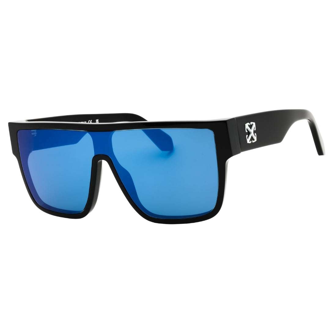 Off-White Syracuse 1045 Black / Blue Mirror Sunglasses One Size