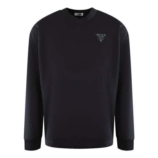 Ice Iceberg S1M-E03163419000 Black Crewneck Jumper Mens M