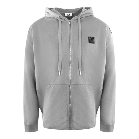 Ice Iceberg S1M-E04163418989 Grey Zip Hoodie Mens M