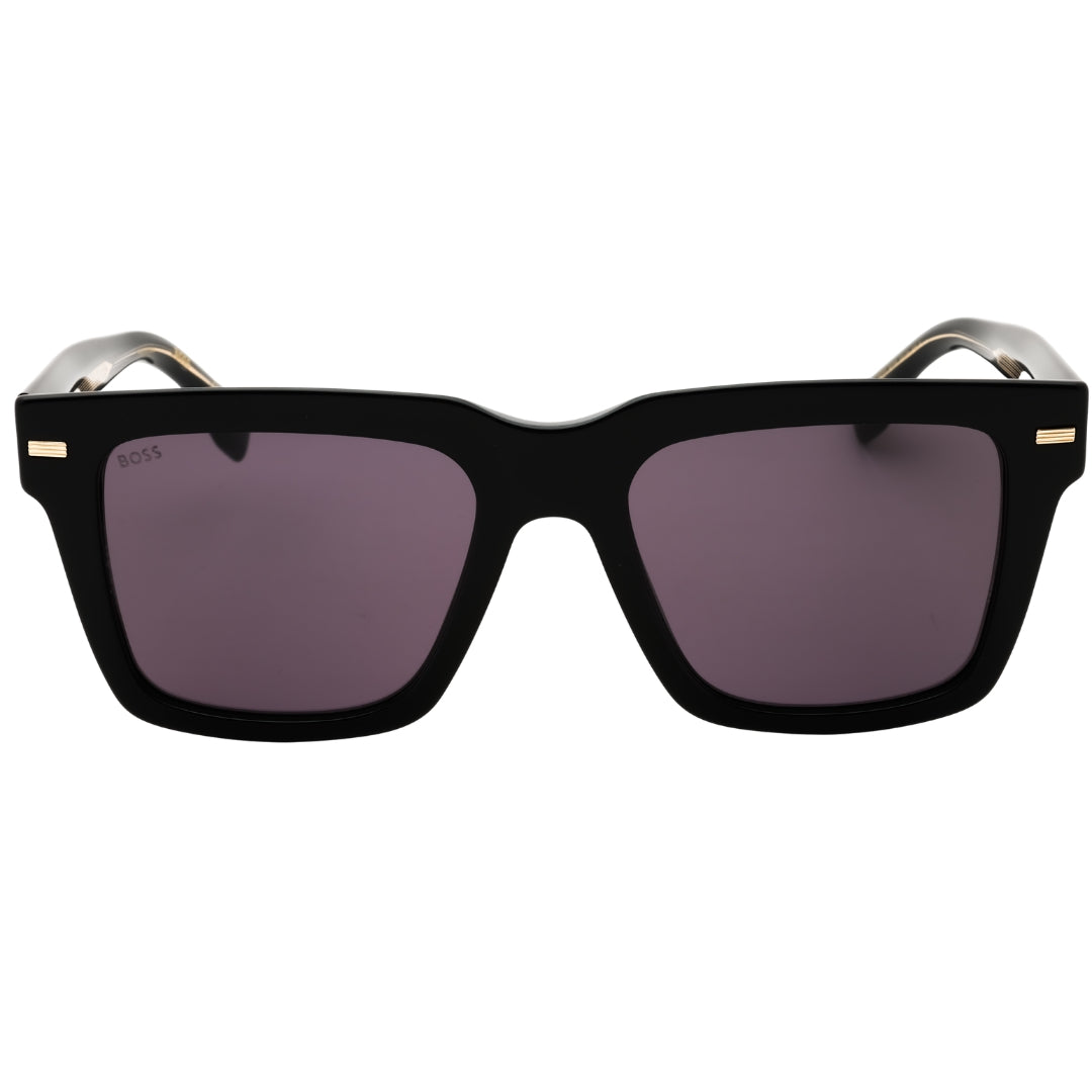 Hugo Boss BOSS 1442/S 0807 IR Black/Dark Grey Sunglasses Male 53X19X145 One Size
