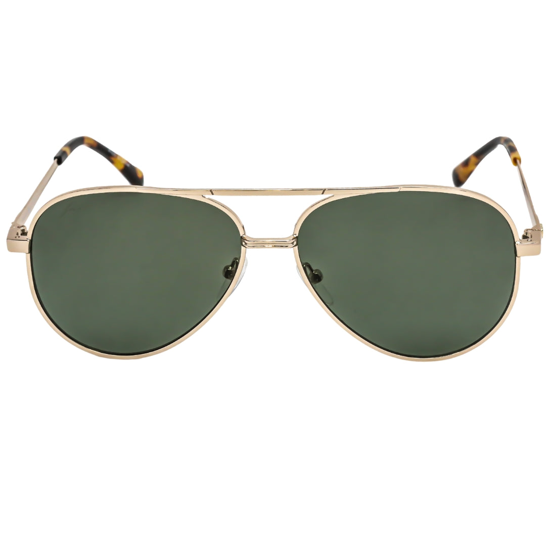Lacoste L233SP 714 GOLD / Green polarized Sunglasses One Size