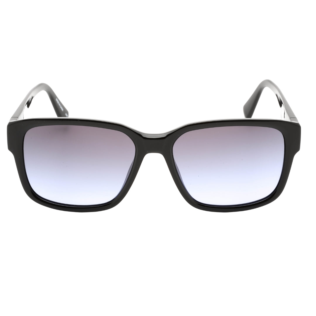 Calvin Klein Black Framed Grey Violet Gradient Lensed Sunglasses One Size