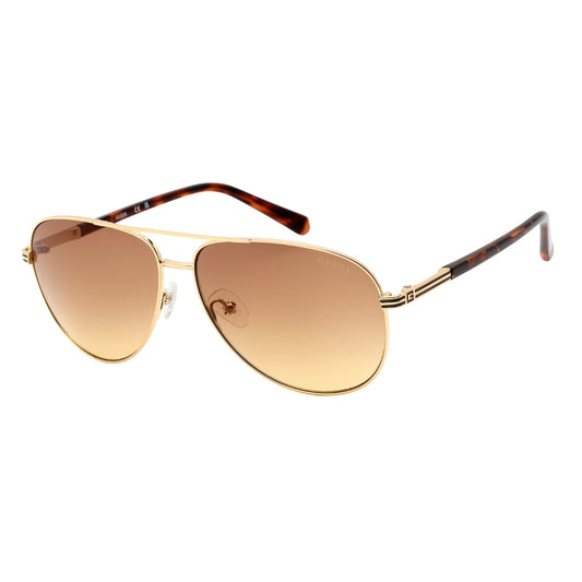 Guess GU00043 32F Gold / Gradient Brown Sunglasses One Size