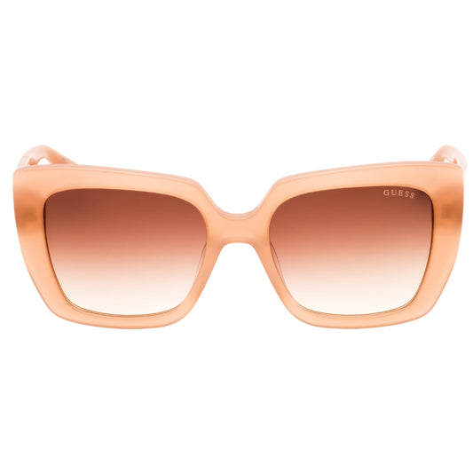 Guess Gu7889 57F Shiny Beige / Gradient Brown Sunglasses One Size