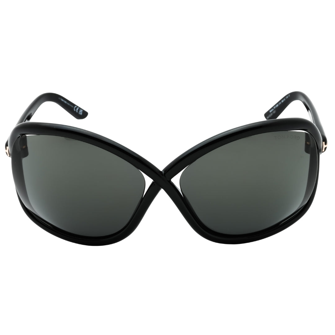 Tom Ford FT1068 01A shiny black/smoke Sunglasses  68X15X115 One Size